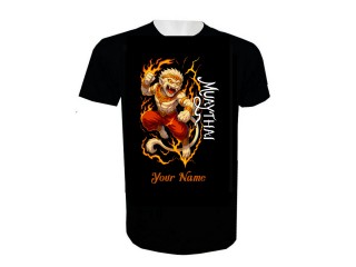 เสื้อยืดมวยไทย เสื้อลายมวยไทย คะนอง เพิ่มชื่อได้ : KNTSHCUST-024