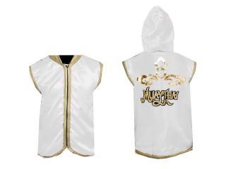 เสื้อฮู้ด มวยไทย ปักชื่อได้ แบรนด์คะนอง : KNHOD-121-ขาว