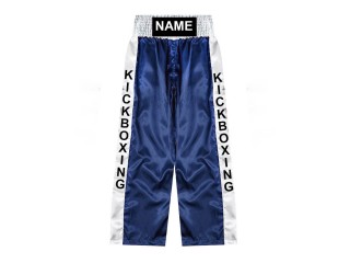 สั่งทำกางเกงคิกบ็อกซิ่ง กางเกง Kickboxing ขายาว ปักชื่อ : KNPANTS-001-กรม