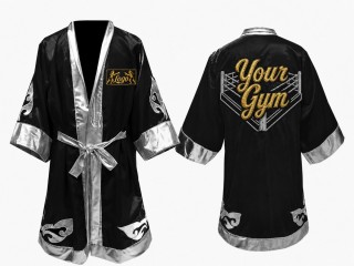 เสื้อคลุมมวยไทย สั่งทำ แบบยาว (Fightrobe) ปักโลโก้ได้