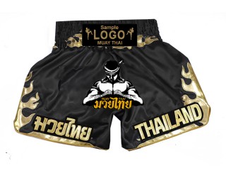 สั่งทำกางเกงมวยไทย กางเกงมวยปักชื่อ ปักโลโก้ได้