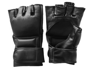 นวม MMA Grappling Gloves พร้อมใส่ชื่อ : สีดำ 