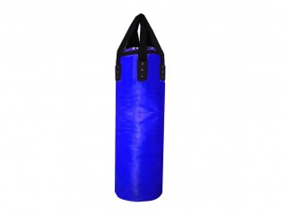 กระสอบทรายมวยไทย กระสอบทรายแขวน สั่งทำโลโก้ได้ หนัง Microfiber ขนาด 120 cm [พร้อมบรรจุ] : สีน้ำเงิน