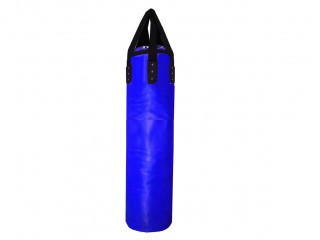 กระสอบทรายมวยไทย กระสอบทรายแขวน สั่งทำโลโก้ได้ หนัง Microfiber ขนาด 180 cm [พร้อมบรรจุ] : สีน้ำเงิน