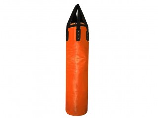 กระสอบทรายมวยไทย กระสอบทรายแขวน สั่งทำโลโก้ได้ หนัง Microfiber ขนาด 180 cm [พร้อมบรรจุ] : สีส้ม