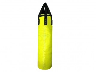 กระสอบทรายมวยไทย กระสอบทรายแขวน สั่งทำโลโก้ได้ หนัง Microfiber ขนาด 180 cm [พร้อมบรรจุ] : สีเหลือง