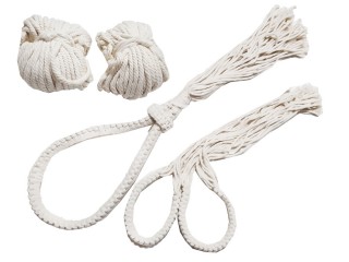 ประเจียด + มงคลถัก + เชือกพันมือ มวยโบราณ รำมวย คีตะมวยไทย : สีขาว มวยโบราณ